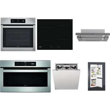 Set domácích spotřebičů WHIRLPOOL ABSOLUTE AKZ9 6230 IX + WHIRLPOOL WS Q2760 BF + WHIRLPOOL AKR 749/1 IX + WHIRLPOOL ABSOLUTE AMW 730 IX + WHIRLPOOL WIO 3T133 PLE + WHIRLPOOL ART 65031