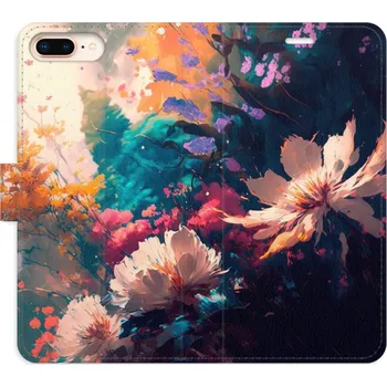 Pouzdro na mobilní telefon Flipové pouzdro iSaprio - Spring Flowers - iPhone 7 Plus