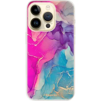 Odolné silikonové pouzdro iSaprio - Purple Ink - iPhone 14 Pro