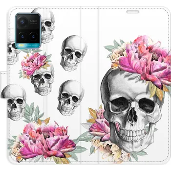 Pouzdro na mobilní telefon Flipové pouzdro iSaprio - Crazy Skull - Vivo Y21 / Y21s / Y33s