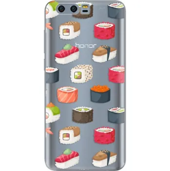 Pouzdro na mobilní telefon Odolné silikonové pouzdro iSaprio - Sushi Pattern - Huawei Honor 9