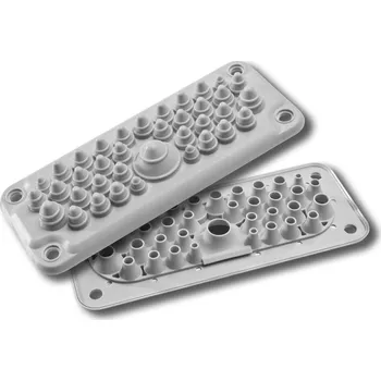 modulární přístroj a rozvaděč ELEKTRO BEČOV Deska MC 35/37 průchodková (IP67) G503767