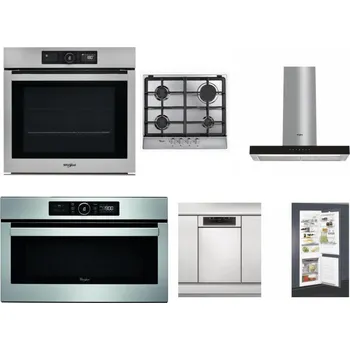 Set domácích spotřebičů WHIRLPOOL AKZ9 9480 IX + WHIRLPOOL AKR 351/IX + WHIRLPOOL WHBS 62F LT K + WHIRLPOOL ABSOLUTE AMW 730 IX + WHIRLPOOL WSBO 3O34 PF X + WHIRLPOOL ART 65031