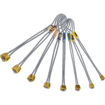 Horolezectví Vklíněnec ROCK EMPIRE Climbing Stopper Brass set 1-8 - #1 - #8