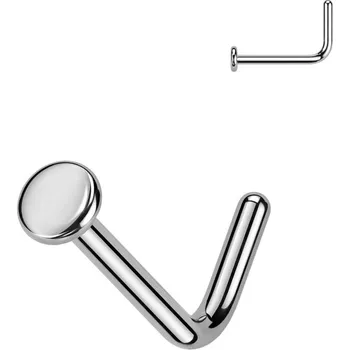 Piercing Piercing do nosu placka 2mm - TITAN