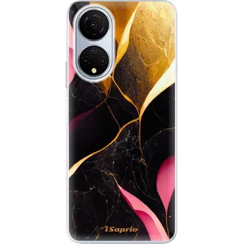Pouzdro na mobilní telefon Odolné silikonové pouzdro iSaprio - Gold Pink Marble - Honor X7