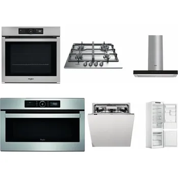 Set domácích spotřebičů WHIRLPOOL AKZ9 9480 IX + WHIRLPOOL TKRL 661 IX EU + WHIRLPOOL WHBS 62F LT K + WHIRLPOOL ABSOLUTE AMW 730 IX + WHIRLPOOL WIO 3O540 PELG + WHIRLPOOL WHC18 T311