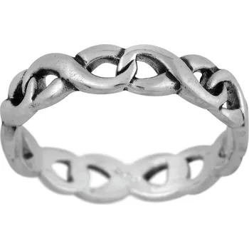 Prsten Stříbrný prsten Ag 2,1 g Nekonečno, Infinity 49