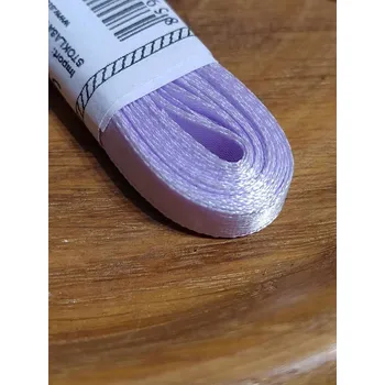 Stuha Atlasová stuha svazky po 5 m šíře 6 mm fialková