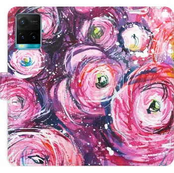 Pouzdro na mobilní telefon Flipové pouzdro iSaprio - Retro Paint 02 - Vivo Y21 / Y21s / Y33s