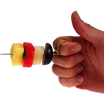 Jednorázové nádobí Napichovátko bambusové na prst 9cm/ 100ks