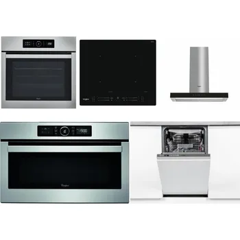 Set domácích spotřebičů WHIRLPOOL ABSOLUTE AKZ9 6230 IX + WHIRLPOOL WL S7260 NE + WHIRLPOOL WHBS 62F LT K + WHIRLPOOL ABSOLUTE AMW 730 IX + WHIRLPOOL WSIO 3O34 PFE X