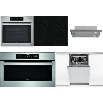 Domácí spotřebič WHIRLPOOL ABSOLUTE AKZ9 6230 IX + WHIRLPOOL AKT 8900 BA + WHIRLPOOL AKR 749/1 IX + WHIRLPOOL ABSOLUTE AMW 730 IX + WHIRLPOOL WSIO 3O34 PFE X