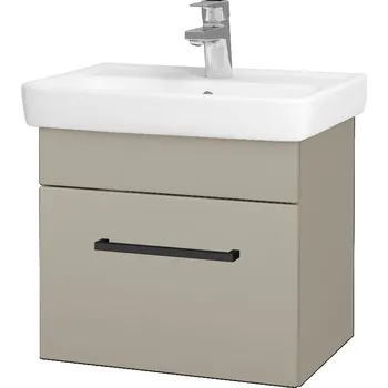 Koupelnový nábytek Dřevojas Koupelnová skříňka SOLO SZZ 50 - L04 Béžová vysoký lesk / Úchytka T06 / L04 Béžová vysoký lesk