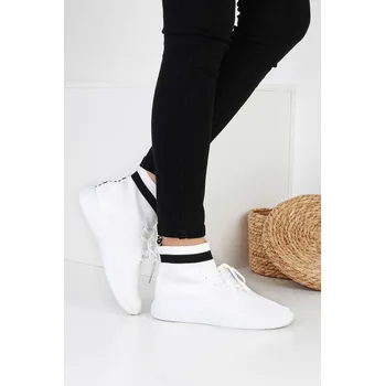 Dámské tenisky VGY MAX Bílé kotníkové tenisky SJ1876-3WH Velikost: 36