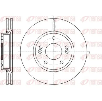 Brzdový kotouč Brzdový kotouč REMSA 61208.10