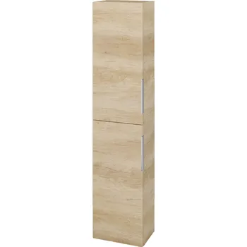 Koupelnový nábytek Dřevojas Vysoká skříň DOS SV1D2 35 - D15 Nebraska / Úchytka T05 / D15 Nebraska / Pravé