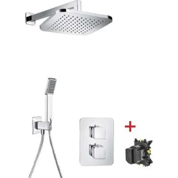 Sprchový set Sanjet infinity sprchová souprava 22 x 22 cm chrom IETV22