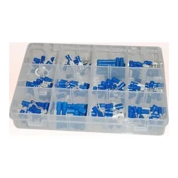 Sada nářadí AHProfi Sada modrých izolovaných konektorů 165 ks - GE898