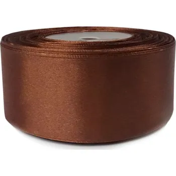 Stuha Saténová stuha čokoládová 50mm (Saténová stuha čokoládová 50mm)