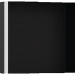 Hansgrohe XtraStoris Individual MATNÁ BÍLÁ Výklenek do stěny matná černá, s designovým rámem 300/300/100