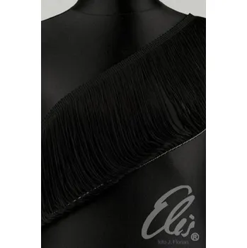 Dámský kostýmek EU Třásně elastické BLACK délka 15 cm