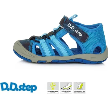 Chlapecké sandály D.D.STEP G065-338A Barva: Modrá, Velikost: 21