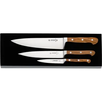 Kuchyňský nůž Sada nožů BEST CUT, olivová střenka, GIESSER