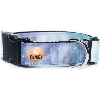 Obojek pro psa Vesmírný obojek GALAXY reflexní Velikost: Mini pes (2cm), Zapínání: Plastové, Obvod krku zvířete + nápis: specifikujete individuálně po odeslání objednávky