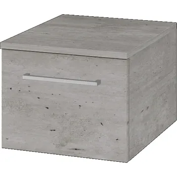 Koupelnový nábytek Dřevojas Nízká skříňka DOS SNZ1 40 - D01 Beton / Úchytka T04 / D01 Beton