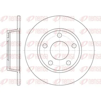 Brzdový kotouč Brzdový kotouč REMSA 6723.00