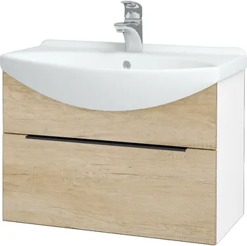 Koupelnový nábytek Dřevojas Koupelnová skříňka TAKE IT SZZ 65 - N01 Bílá lesk / Úchytka T07 / D15 Nebraska