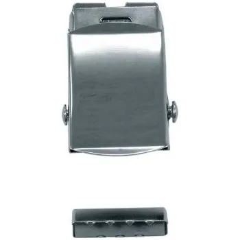 Spona opasková, posuvná, na popruh 32 mm, nikl