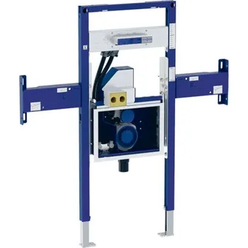 WC sada Geberit Gebert Duofix montažní prvek pro umyvadlo One 75 cm a nástěnnou armaturu, se sifonem pod omítku, s prvkem Clou, částečně vysoká (111.091.00.1)