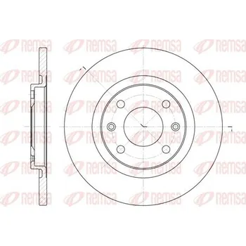 Brzdový kotouč Brzdový kotouč REMSA 6536.00