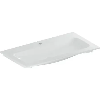 Umyvadlo Geberit iCon nábytkové umyvadlo 90x48 cm, s otvorem pro baterii, bez přepadu, bílá (501.845.00.1)