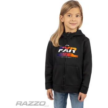 Chlapecká mikina Dětská mikina FXR Toddler Race Division Tech Zip Hoodie Black Anodized 4T