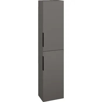 Koupelnový nábytek Dřevojas Vysoká skříň DOS SV1D2 35 - N06 Lava / Úchytka T07 / N06 Lava / Pravé