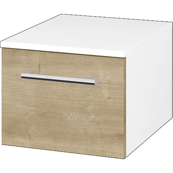 Koupelnový nábytek Dřevojas Nízká skříňka DOS SNZ1 40 - N01 Bílá lesk / Úchytka T03 / D09 Arlington