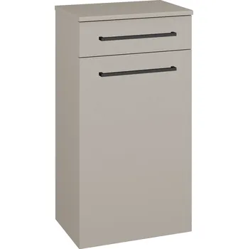 Koupelnový nábytek Dřevojas Nízká skříňka DOS SNDZ 50 - N07 Stone / Úchytka T06 / N07 Stone / Pravé