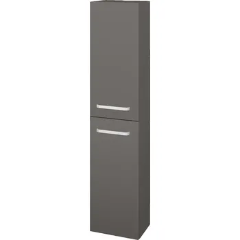 Koupelnový nábytek Dřevojas Vysoká skříň DOS SV1D2 35 - N06 Lava / Úchytka T01 / N06 Lava / Levé