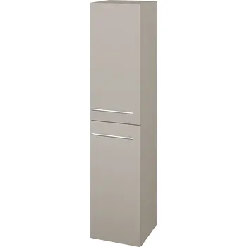 Koupelnový nábytek Dřevojas Vysoká skříň DOS SVD2 35 - N07 Stone / Úchytka T02 / N07 Stone / Levé