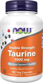 Aminokyselina Now Foods Double Strength Taurine 1000 mg 100 cps.