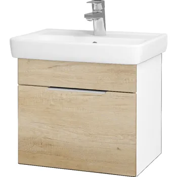 Koupelnový nábytek Dřevojas Koupelnová skříňka SOLO SZZ 50 - N01 Bílá lesk / Úchytka T05 / D15 Nebraska