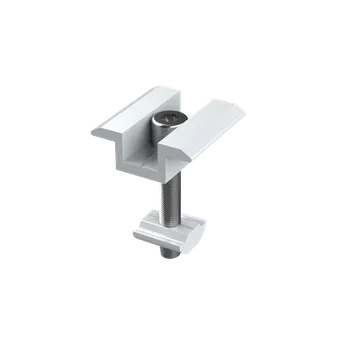 držák na solární panel Hliníkový středový úchyt 35mm | set 20ks