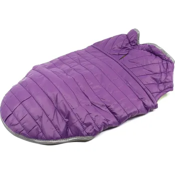 Obleček pro psa Vsepropejska Sonda oboustranný obleček pro psa Barva: Fialovo-zelená, Délka zad (cm): 23, Obvod hrudníku: 26 - 38 cm