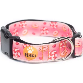 Obojek pro psa Obojek Cukrátka Velikost: Velký pes (5cm), Zapínání: Plastové, Obvod krku zvířete + nápis: specifikujete individuálně po odeslání objednávky