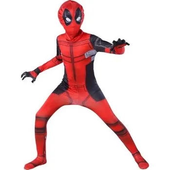 Karnevalový kostým Marvel a DC Marvel Superhero dětský kostým - Deadpool Velikost: M/120