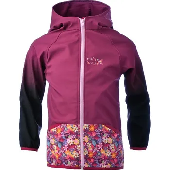 Dětská softshellová bunda – Flowers (Velikost bundy: 152)