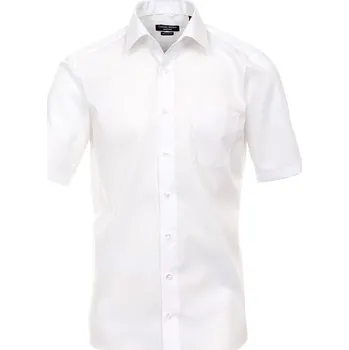 Pánská košile Pánská košile Casa Moda Comfort Fit bílá krátký rukáv vel. 47 - 48 (3XL) Casa Moda - 48